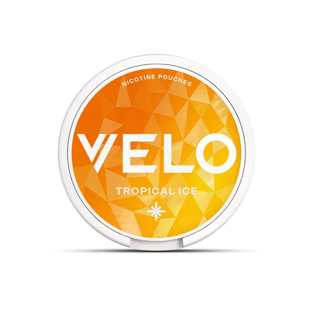 VELO Tropical Ice 10mg nicotine pouches can