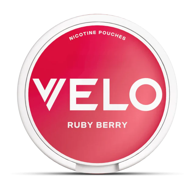 VELO Ruby Berry Nicotine Pouches 10mg UK