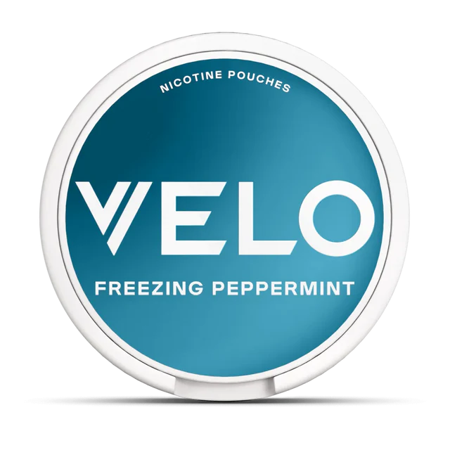 VELO Freezing Peppermint 10.9mg nicotine pouches can