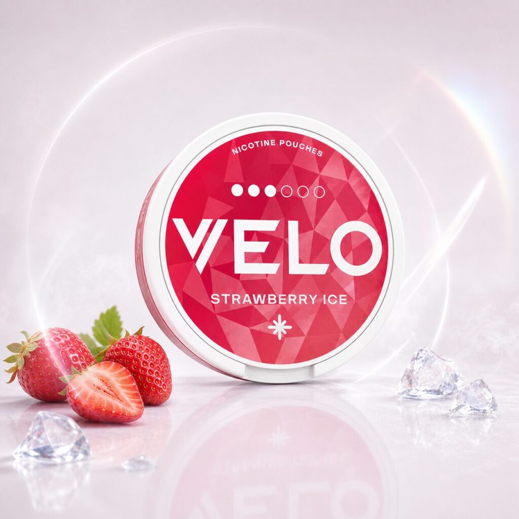 VELO Strawberry Ice Nicotine Pouches 10mg