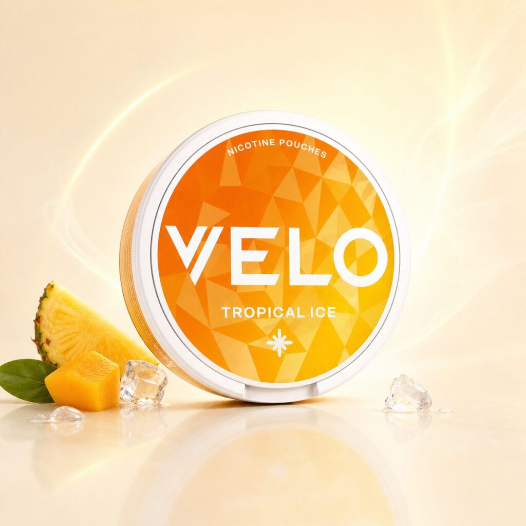 VELO Tropical Ice Nicotine Pouches 10mg