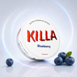 KILLA Blueberry Nicotine Pouches 13.2mg product tin
