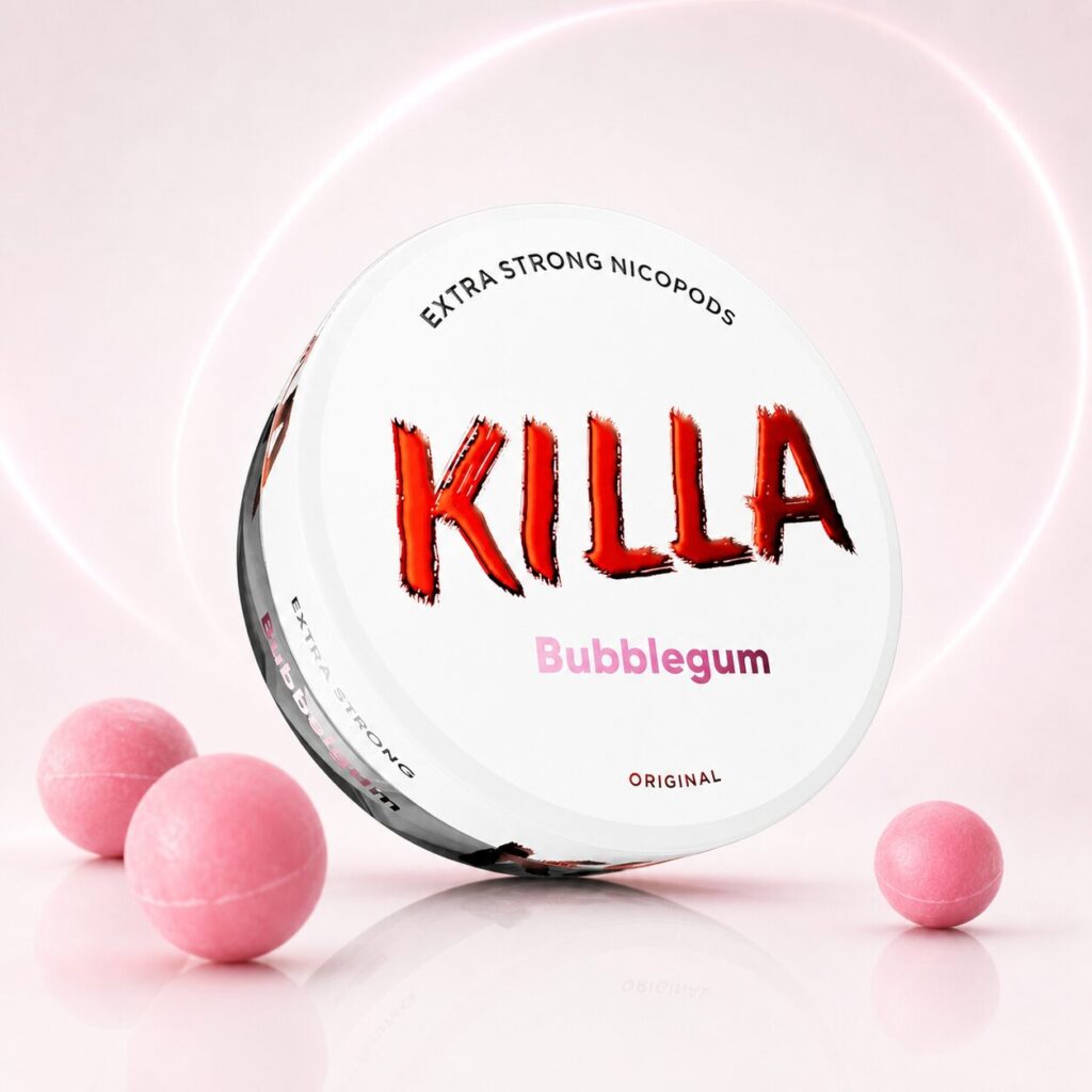 KILLA Bubblegum Nicotine Pouches 13.2mg