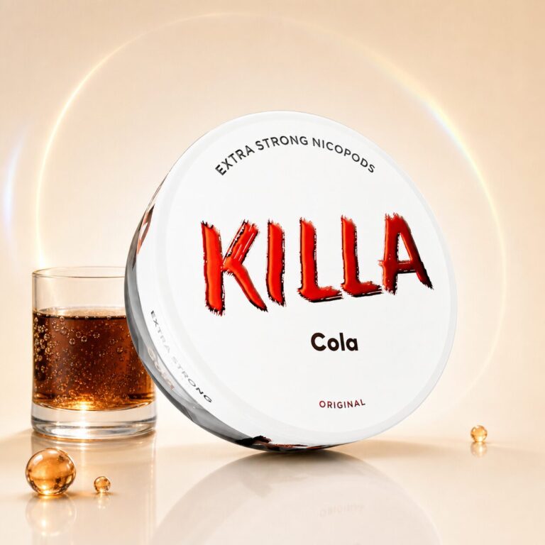 KILLA Cola Nicotine Pouches 13.2mg tin