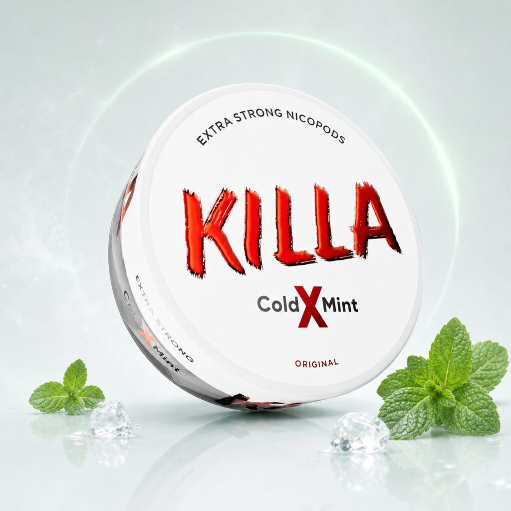 KILLA Cold X Mint Nicotine Pouches 13.2mg