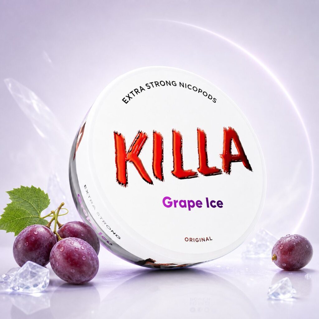KILLA Grape Ice Nicotine Pouches 13.2mg