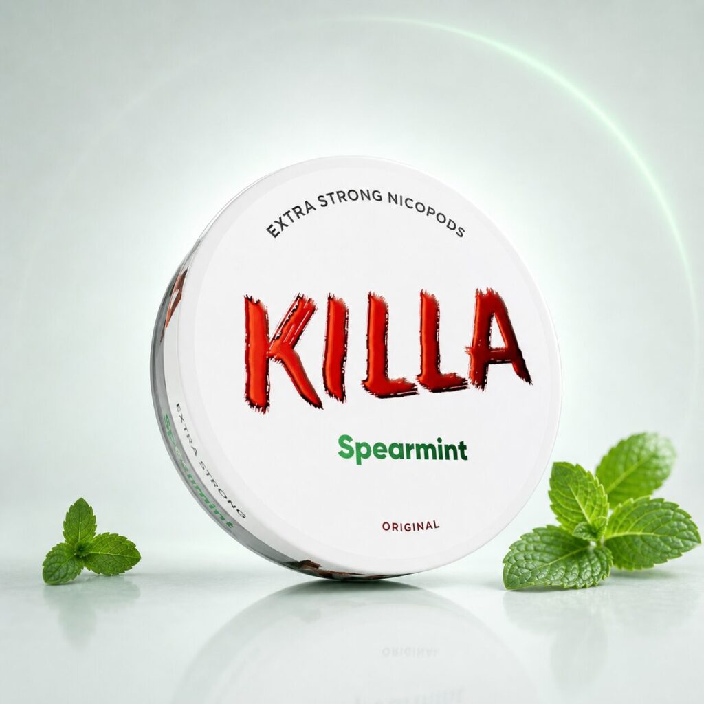 KILLA Spearmint Nicotine Pouches 13.2mg
