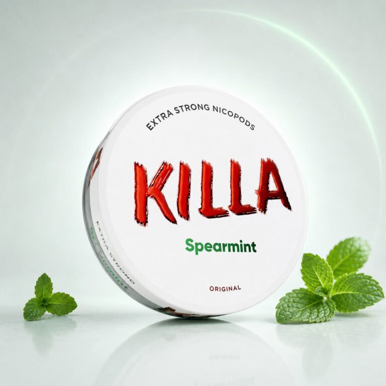 KILLA Spearmint Nicotine Pouches 13.2mg tin