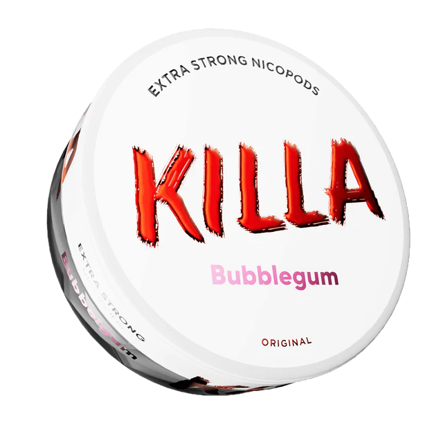 KILLA Bubblegum Nicotine Pouches 13.2mg