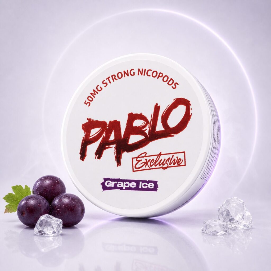 Pablo Exclusive Grape Ice Nicotine Pouches 30mg