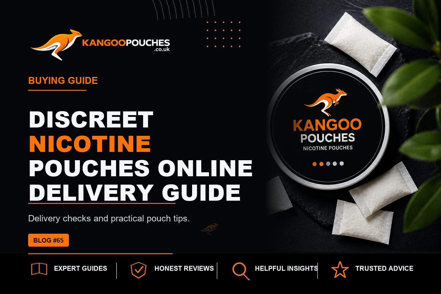 Kangoo Pouches blog banner for Discreet Nicotine Pouches | Online Delivery Guide