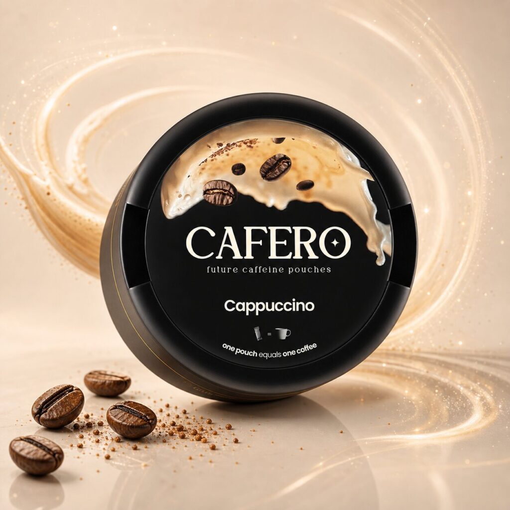 CAFERO Cappuccino Caffeine Pouches 80mg