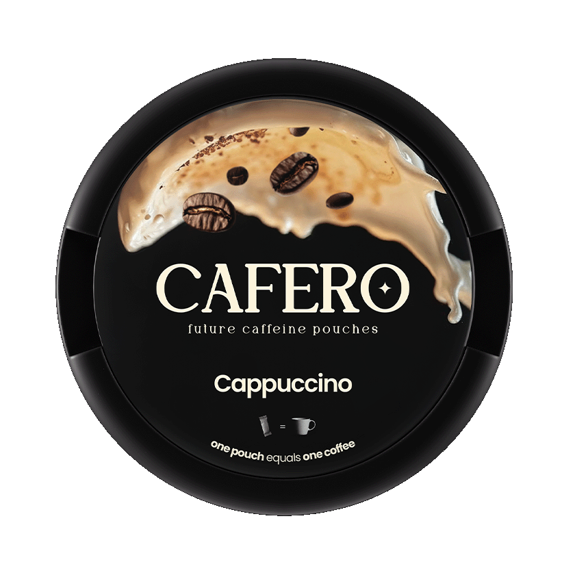 CAFERO Cappuccino Caffeine Pouches 80mg