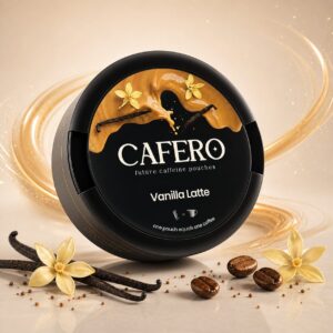 CAFERO Vanilla Latte Caffeine Pouches 80mg