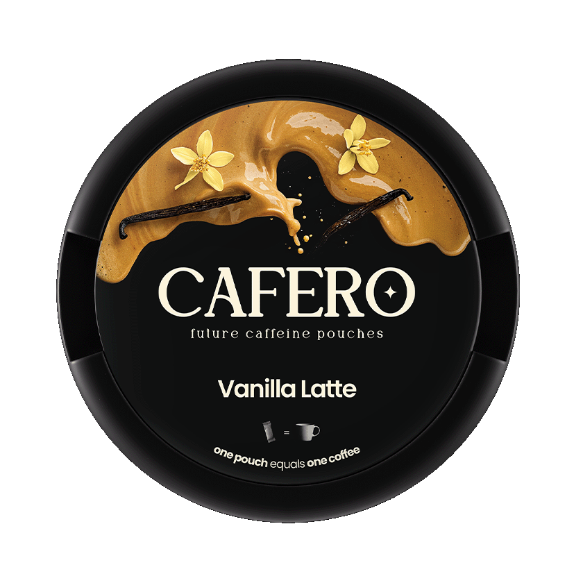 CAFERO Vanilla Latte Caffeine Pouches 80mg