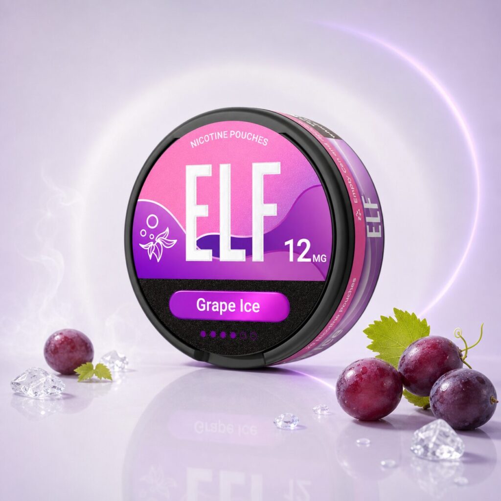 ELF Grape Ice Nicotine Pouches 12mg