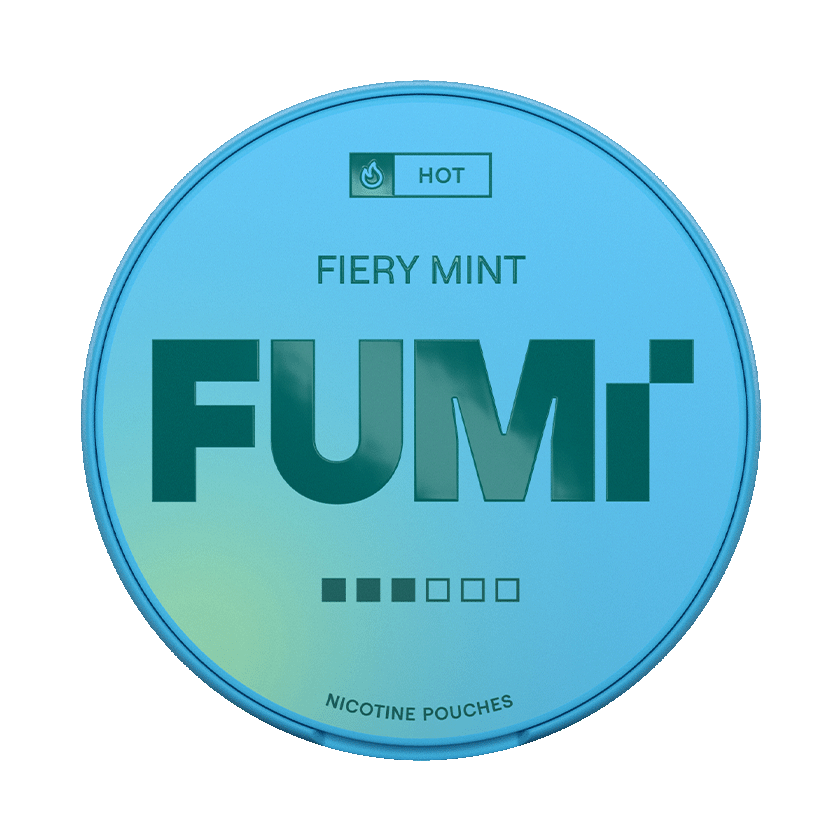 FUMi Fiery Mint Nicotine Pouches 8mg