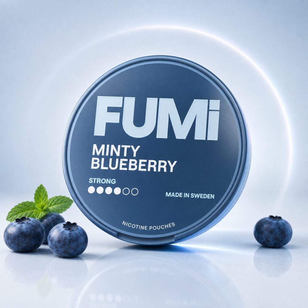 FUMi Minty Blueberry Strong Nicotine Pouches 8mg