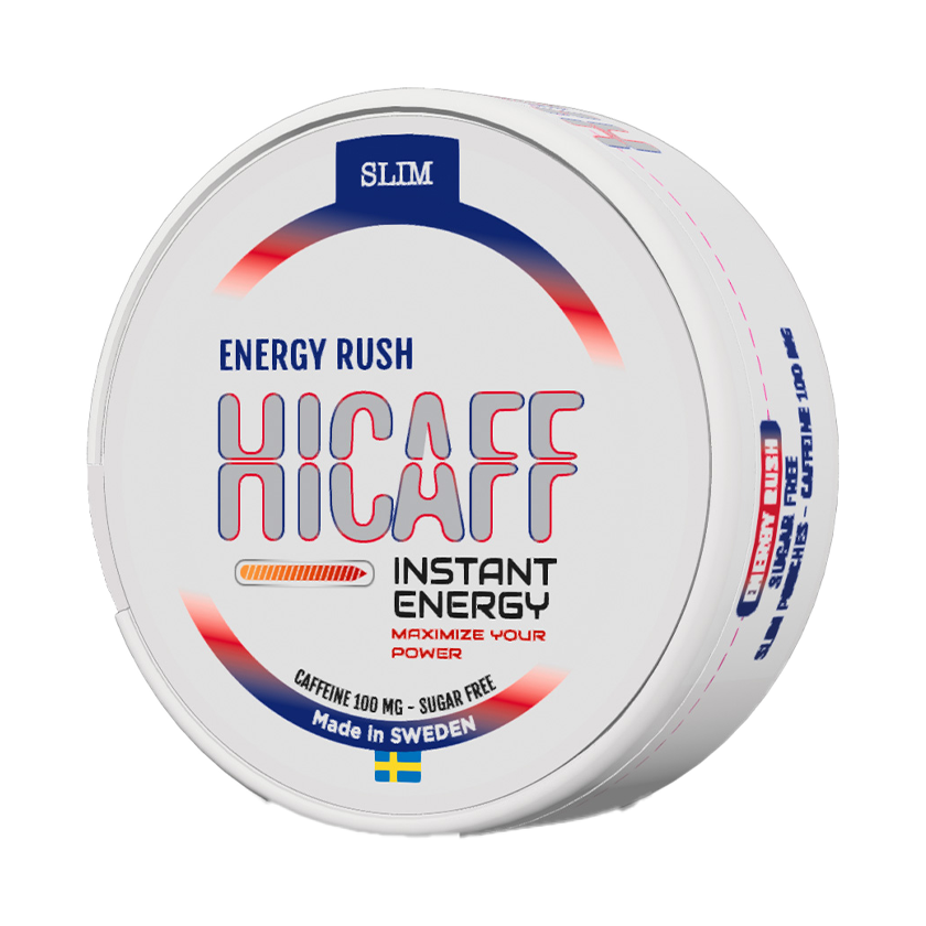 Hicaff Energy Rush Caffeine Pouches 100mg