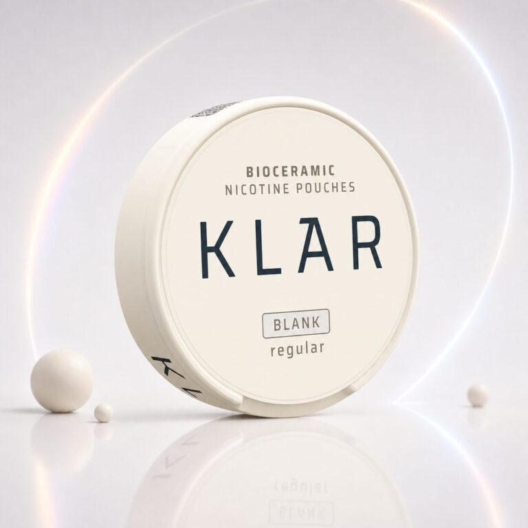 KLAR BLANK Regular Mini Nicotine Pouches 3mg tin