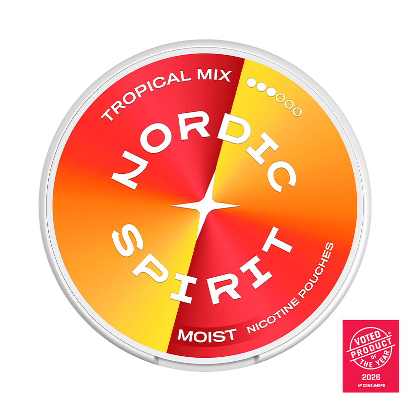 Nordic Spirit Tropical Mix Strong Nicotine Pouches 9mg