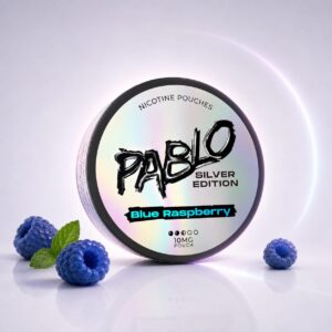 PABLO Silver Edition Blue Raspberry Nicotine Pouches 10.15mg