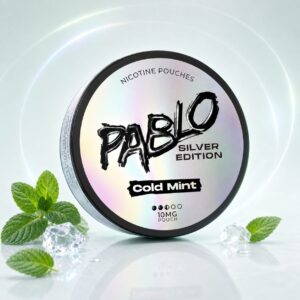 PABLO Silver Edition Cold Mint Nicotine Pouches 10.15mg