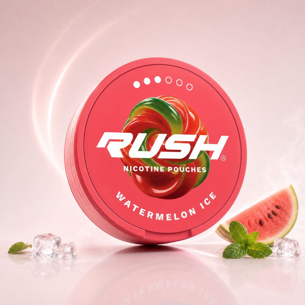 RUSH Watermelon Ice Nicotine Pouches 11.2mg