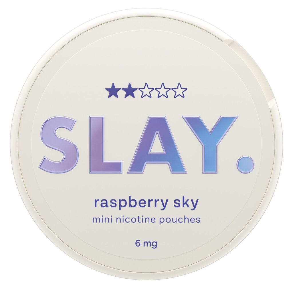 SLAY Raspberry Sky Nicotine Pouches 6mg