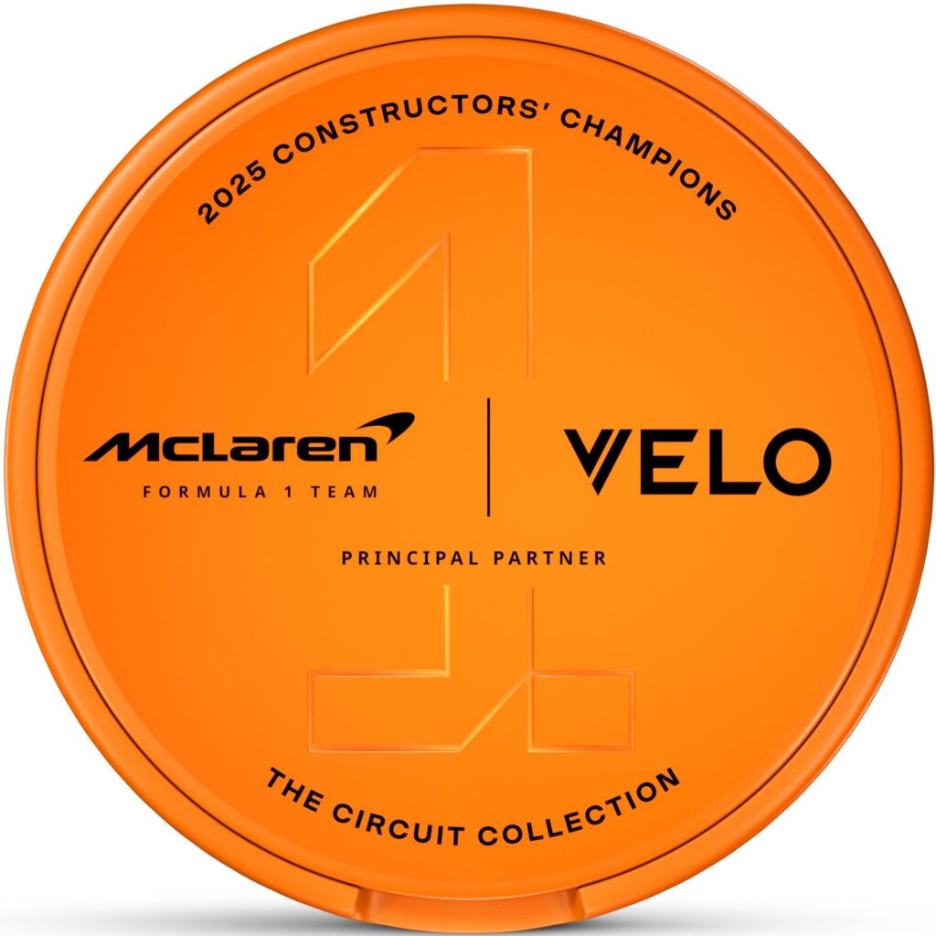 VELO McLaren Orange Edition Sweet Papaya Nicotine Pouches 8mg