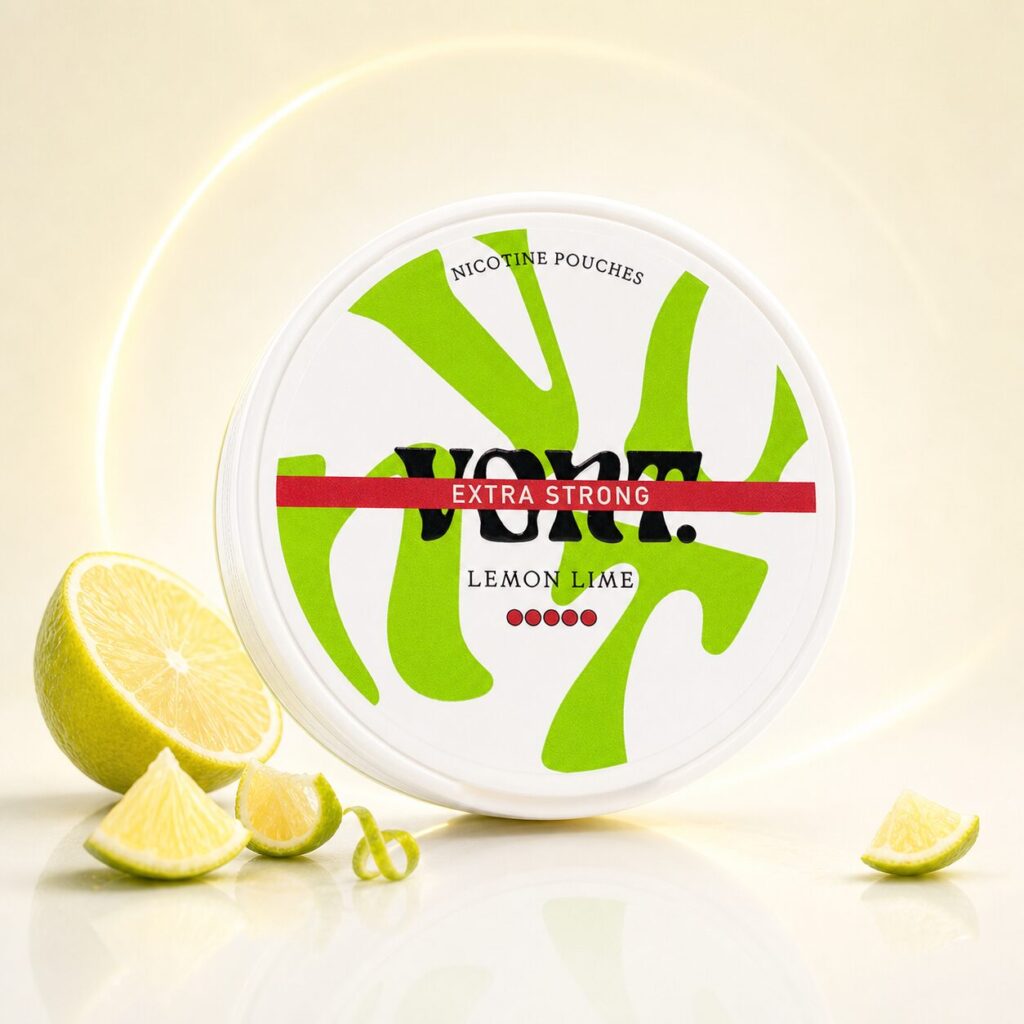 Vont Lemon Lime Extra Strong Nicotine Pouches 12mg