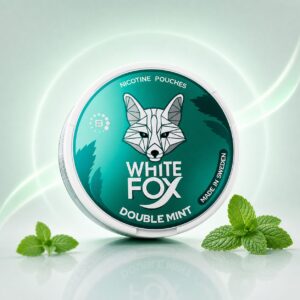 White Fox Double Mint Nicotine Pouches 8mg