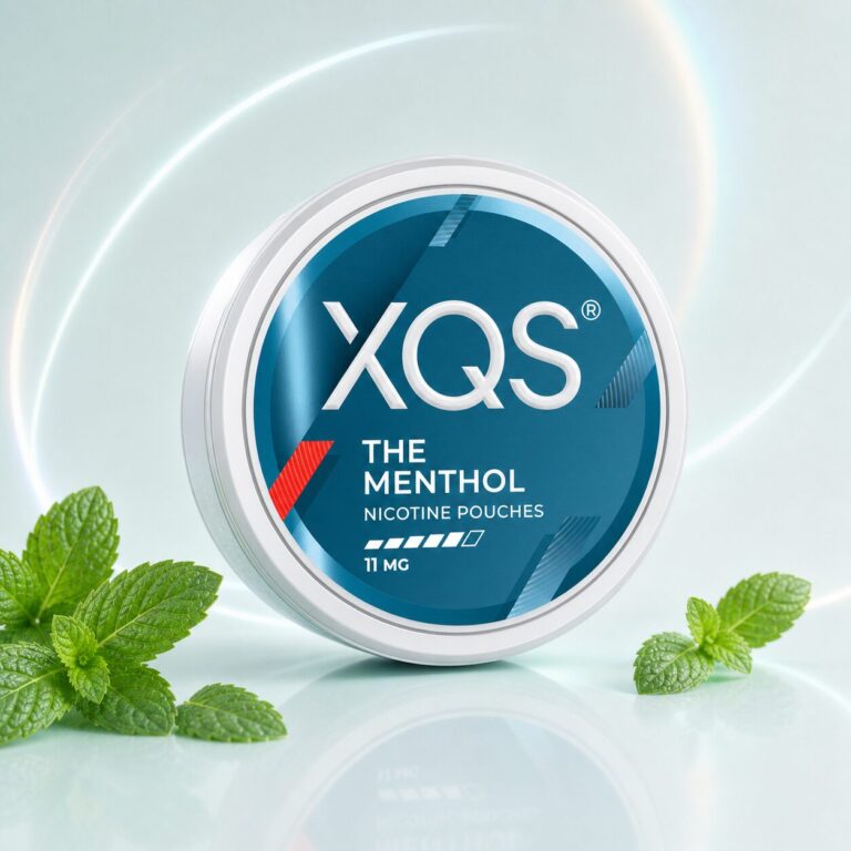 XQS The Menthol Nicotine Pouches 11mg tin