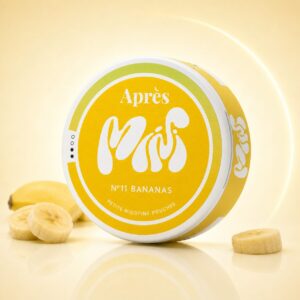 Après Bananas Mini 3.2mg — 3.2mg nicotine per pouch, mini format, 20 pouches