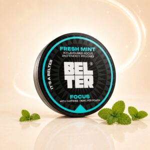 Belter Fresh Mint 96mg caffeine pouch tin