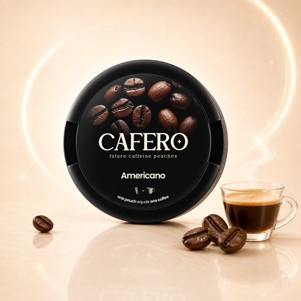 CAFERO Americano 80mg caffeine pouch tin