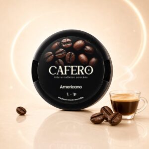 CAFERO Americano 80mg caffeine pouch tin