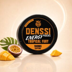 DENSSI Tropical Fury 100mg caffeine pouch tin