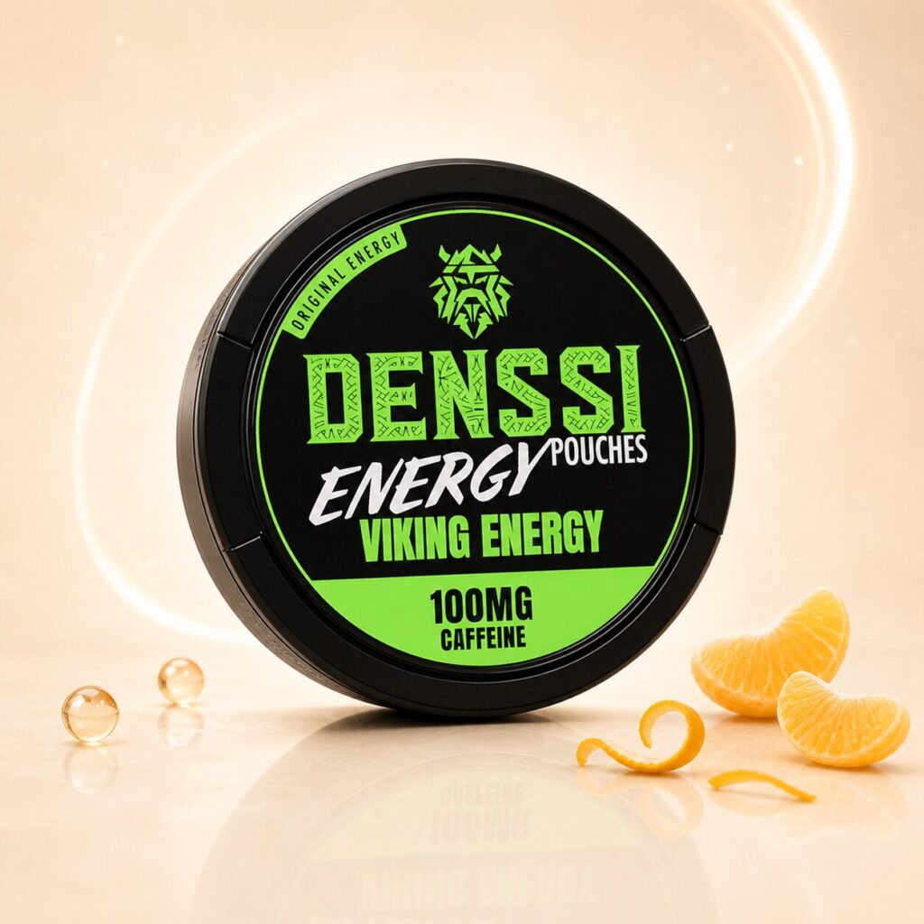 DENSSI Viking Energy 100mg caffeine pouch tin