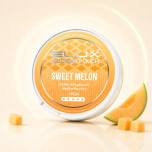 ELUX Sweet Melon 17mg Nicotine Pouches — 17mg nicotine per pouch, slim format, 20 pouches