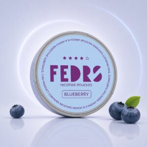 FEDRS Blueberry 8.3mg Nicotine Pouches — 8.3mg nicotine per pouch, slim format, 20 pouches