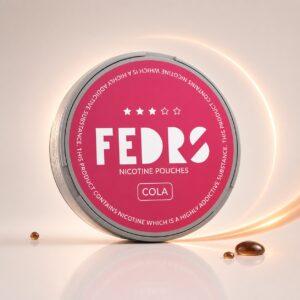FEDRS Cola 5mg Nicotine Pouches — 5mg nicotine per pouch, slim format, 20 pouches