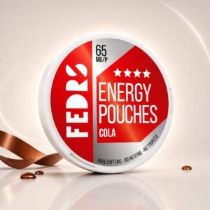 FEDRS Cola 65mg Nicotine Pouches — 65mg nicotine per pouch, slim format, 20 pouches