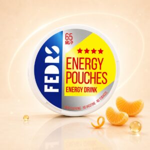FEDRS Energy Drink 65mg caffeine pouch tin