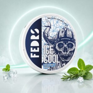 FEDRS Freeze Mint Hard 32.5mg Nicotine Pouches — 32.5mg nicotine per pouch, slim format, 20 pouches