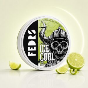 FEDRS Lime Hard 32.5mg Nicotine Pouches — 32.5mg nicotine per pouch, slim format, 20 pouches