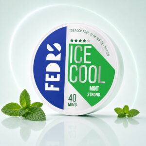 FEDRS Mint 20mg Nicotine Pouches — 20mg nicotine per pouch, slim format, 20 pouches