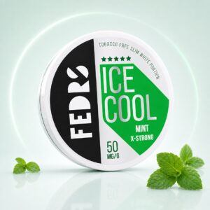 FEDRS Mint 25mg Nicotine Pouches — 25mg nicotine per pouch, slim format, 20 pouches