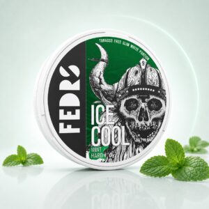 FEDRS Mint Hard 32.5mg Nicotine Pouches — 32.5mg nicotine per pouch, slim format, 20 pouches