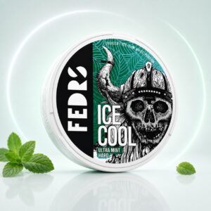 FEDRS Ultra Mint Hard 32.5mg Nicotine Pouches — 32.5mg nicotine per pouch, slim format, 20 pouches